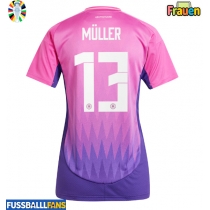 Deutschland Thomas Muller #13 Auswärtstrikot Frauen EM 2024 Kurzarm